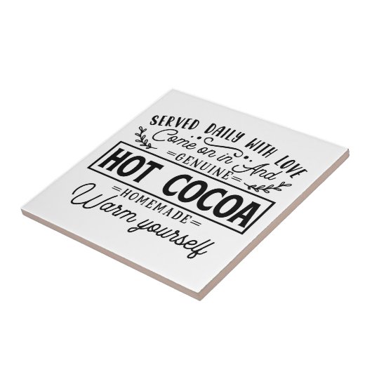 Kakao-Keramik Tiles Fliese (Seite)