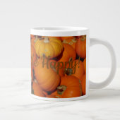 Kakao macht mich glücklich über einen Kürbis Jumbo-Tasse (Rechts)