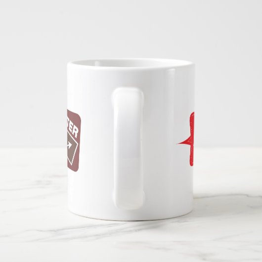 Kakao-Meter Jumbo-Tasse (Rückseite)