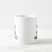 Kakao mit Marshmallows Typografie-Tasse Kaffeetasse (Mittel)