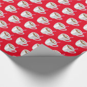 Kakao mit Peppermint/Rot Geschenkpapier (Ecke)