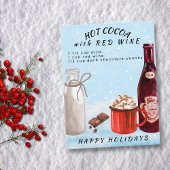 Kakao mit Roter Weinschokolade Rezept Postkarte