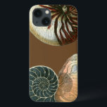 Kakao-Muschel Case-Mate iPhone Hülle<br><div class="desc">Holen Sie sich dieses einzigartige stonengewaschene rote und blaue Muschelbild von Conch auf Ihrem nächsten Produkt. Dieser phantastische Kakaohintergrund dieser beiden einzigartigen Muscheln. Nimm den Strand mit,  wohin du auch gehst.</div>