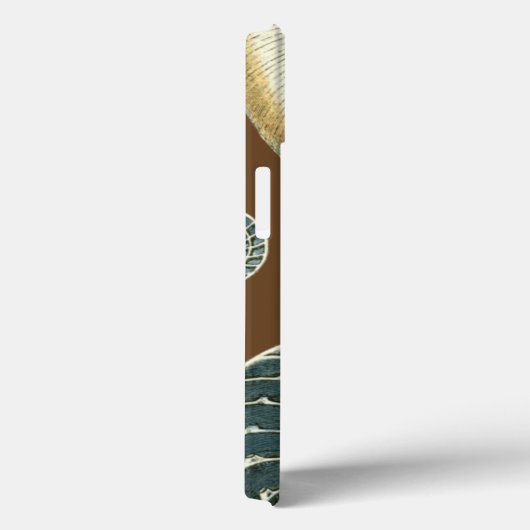 Kakao-Muschel Case-Mate iPhone Hülle (Rückseite / Rechts)