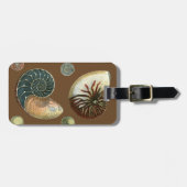 Kakao-Muschel Gepäckanhänger (Vorderseite horizontal)