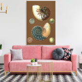 Kakao-Muschel Leinwanddruck (Insitu (Wohnzimmer))