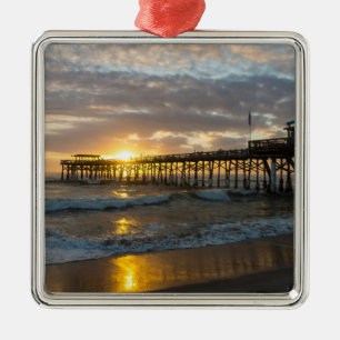 Kakao-Pier 1. Sonnenaufgang 2017 Silbernes Ornament