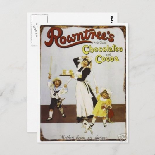 Kakao Postkarte (Vorne/Hinten)