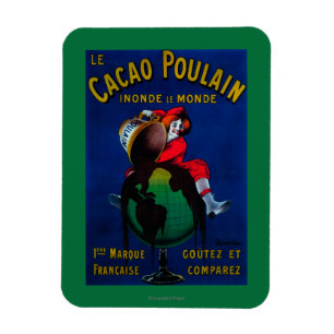 Kakao Poulain Vintages PosterEurope Magnet