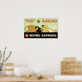 KAKAO Stärke ist in Ernährung Russland Getränke Poster (Küche)