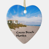 Kakao Strand Florida Keramikornament (Rechts)