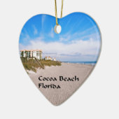 Kakao Strand Florida Keramikornament (Links)