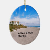 Kakao Strand Florida Keramikornament (Rechts)