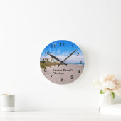 Kakao Strand Florida Runde Wanduhr (Zuhause)