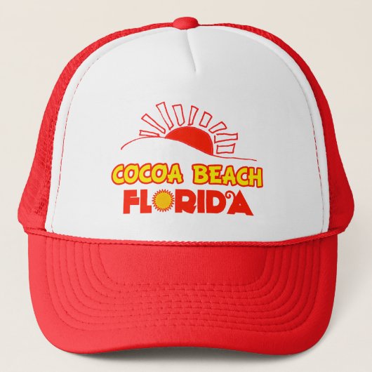 Kakao-Strand, Florida Truckerkappe (Vorderseite)