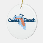 Kakao-Strand - Karten-Entwurf Keramikornament (Links)