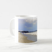 Kakao-Strand-Pier Kaffeetasse (Vorderseite Links)