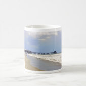 Kakao-Strand-Pier Kaffeetasse (Mittel)