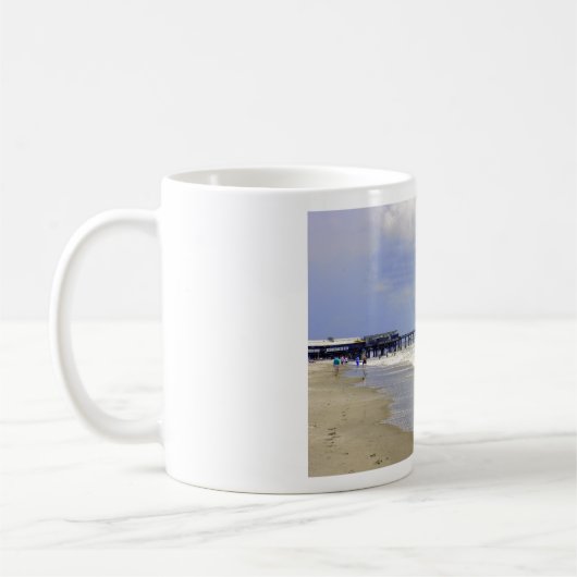 Kakao-Strand-Pier Kaffeetasse (Links)