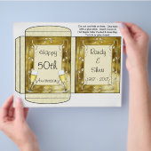 Kakao, Tee, Cider Packet Goldene Jubiläumsfavorite Flyer (Hand)