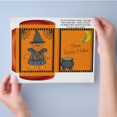Kakao, Tee, Cider Packet Halloween Herbstfavoriten Flyer (Hand)