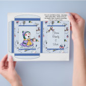 Kakao, Tee, Cider Packet Winter Weihnachtsliebhabe Flyer (Hand)