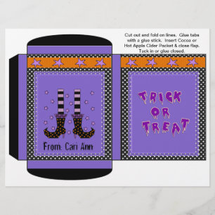 Kakao, Tee, Zider-Paket Halloween-Hexen-Geschenke Flyer