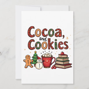 Kakao und Cookies Weihnachtsliebhaber Einladung