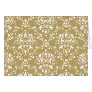 Kakao und Creme Damask