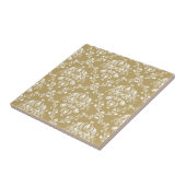 Kakao und Creme Damask Fliese (Seite)