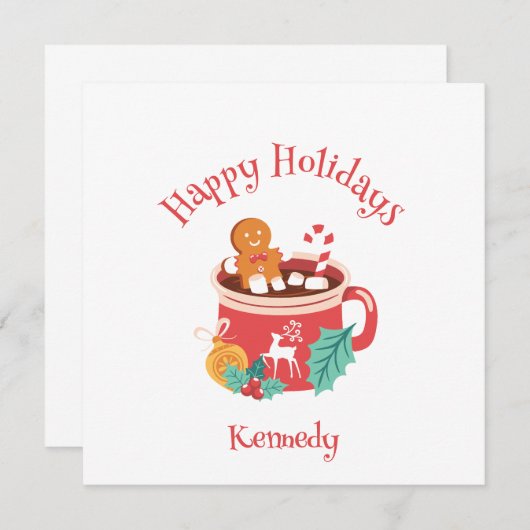 Kakao und Lebkuchen (Vorne/Hinten)