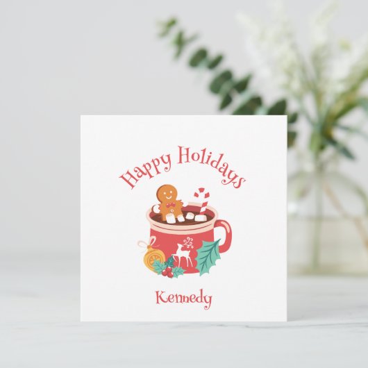 Kakao und Lebkuchen (Stehend Vorderseite)