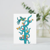 Kakao und Quetzal Postkarte (Stehend Vorderseite)