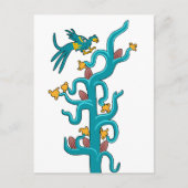 Kakao und Quetzal Postkarte (Vorderseite)