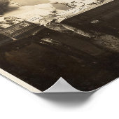 Kakao und Schokolade Vintage Poster (Ecke)