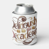 Kakao- und Schokoladendesign Dosenkühler (Kanne Vorderseite)