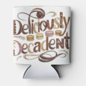 Kakao- und Schokoladendesign Dosenkühler (Vorderseite)