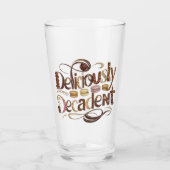 Kakao- und Schokoladendesign Glas (Vorderseite)