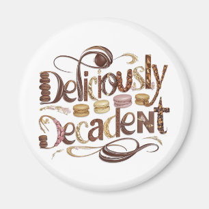 Kakao- und Schokoladendesign Magnet