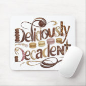 Kakao- und Schokoladendesign Mousepad (Mit Mouse)