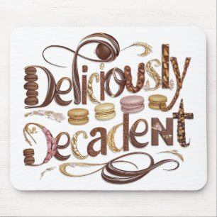 Kakao- und Schokoladendesign Mousepad