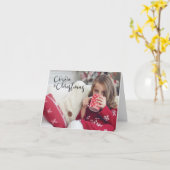 Kakao und Weihnachten Karte (Gelbe Blume)