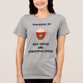 Kakao und Weihnachten Tri-Blend Shirt