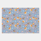 Kakao und Weihnachts-Lieblings-Dinge Set von 3 Geschenkpapier Set (Vorderseite 3)