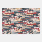 Kakao- und Weihnachtsbeleuchtung - Papierblätter Geschenkpapier Set (Vorderseite 3)