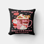 Kakao und Weihnachtsfilme Kissen (Vorderseite)