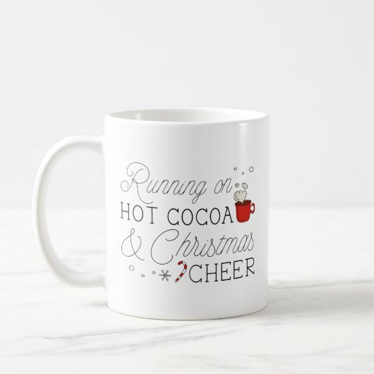 Kakao und Weihnachtsgeschenk Kaffeetasse (Links)