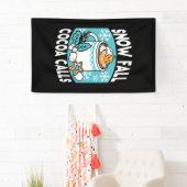 Kakao und Wintergarten - Schneefall-Kakaoanrufe Banner (Insitu)