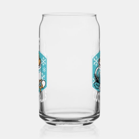 Kakao und Wintergarten - Schneefall-Kakaoanrufe Dosenglas (Links)