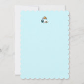 Kakao und Wintergarten - Schneefall-Kakaoanrufe Einladung (Rückseite)